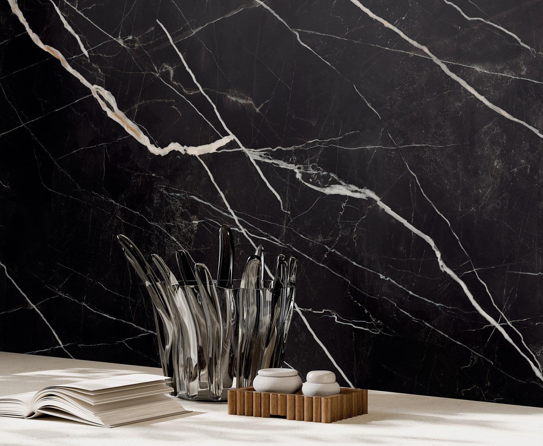 Elegance effetto marmo nero