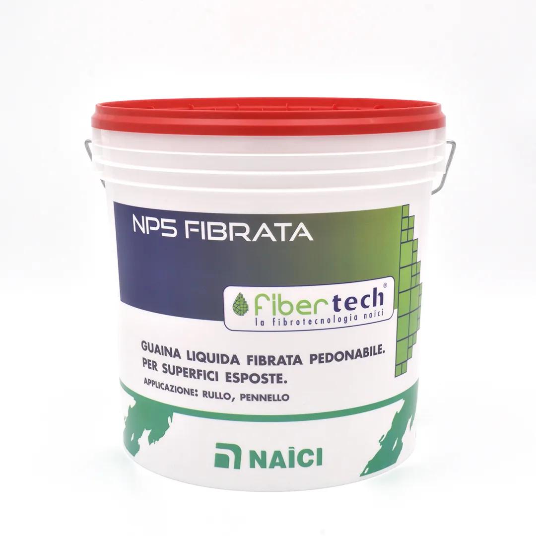 Naici NP5 FIBRATA Guaina Liquida Impermeabilizzante Fibrorinforzata Bianco - 20 Kg