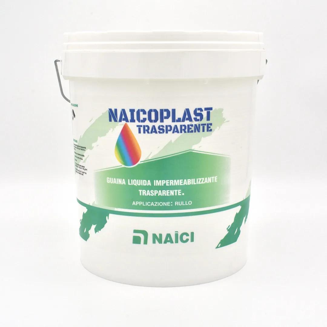 Naici Naicoplast Guaina Liquida Impermeabilizzante Trasparente Pedonabile - 5 Kg