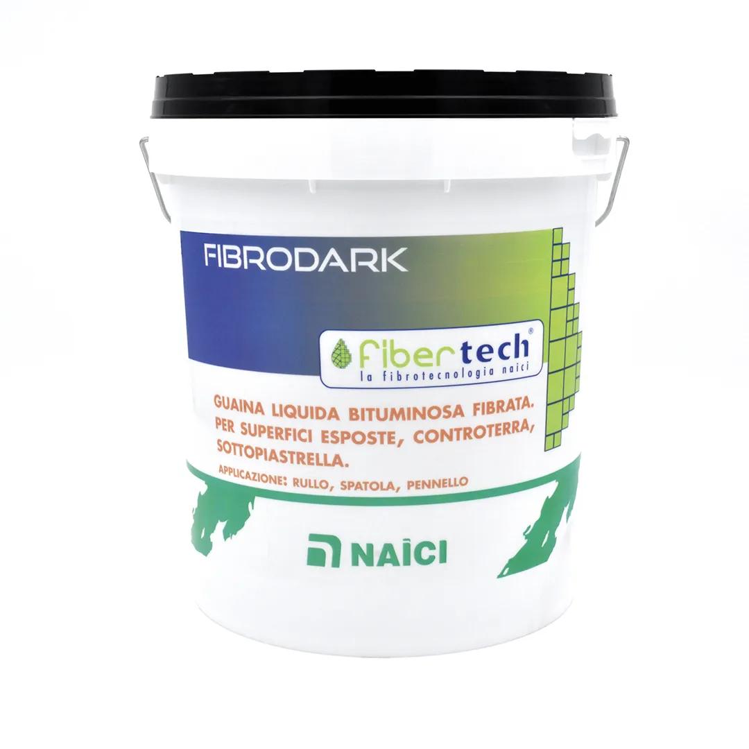 Naici FibroDark 20 Kg – Guaina Liquida Bituminosa Fibrorinforzata Antiradice e Pavimentabile