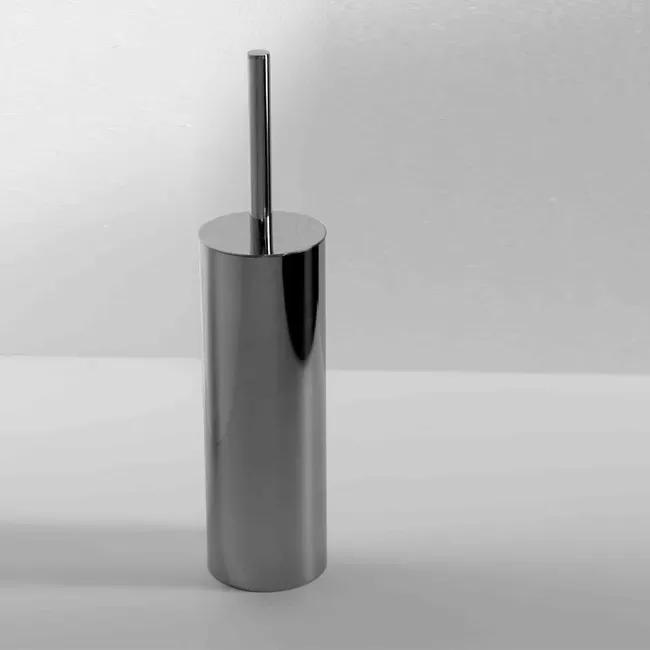 Portascopino da Appoggio Ares Logic in Acciaio INOX 304 Finitura Lucida - Art. 61135