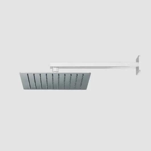 Soffione Doccia Ares ACQUA SQUARE 80104 Inox 304 Ultraslim 25x25 cm con Braccio Doccia