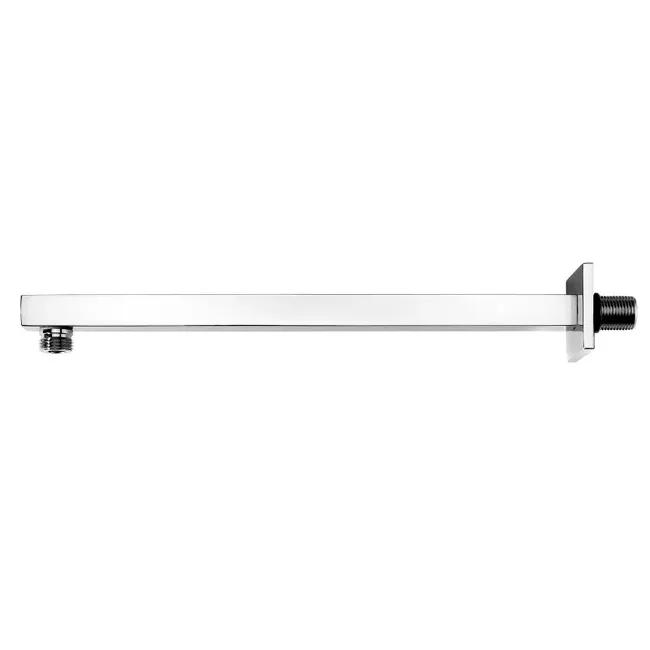Braccio Doccia Rettangolare Ares SQUARE 81122 in Acciaio INOX 304 – 34 cm